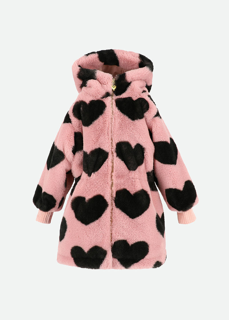 Roxy Reversible Coat Tea Rose