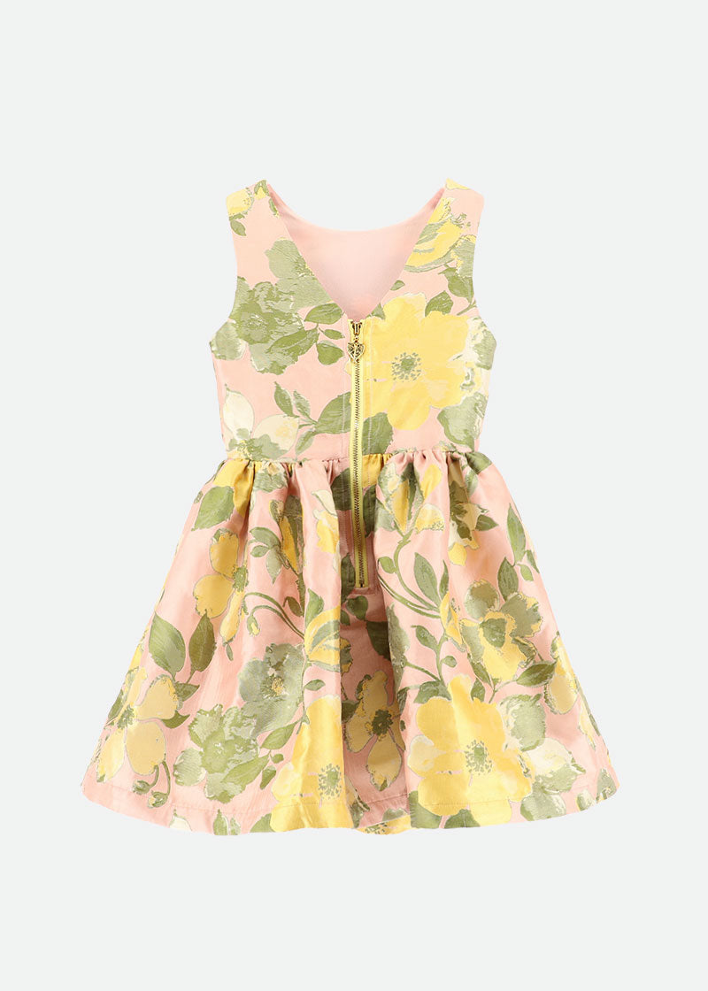 Ruby Flower Dress Blush