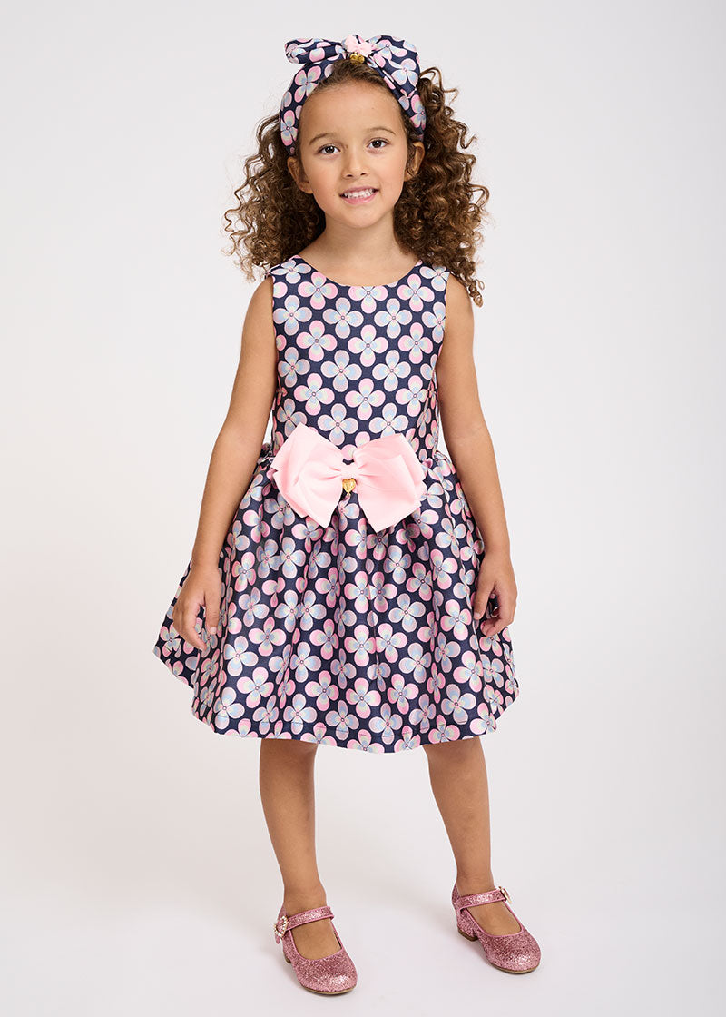 Ruby Dress Navy Flower