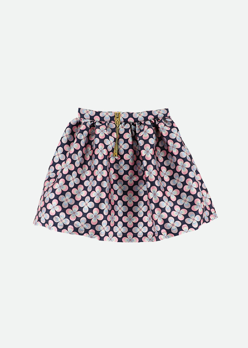 Ruby Skirt Navy Flower