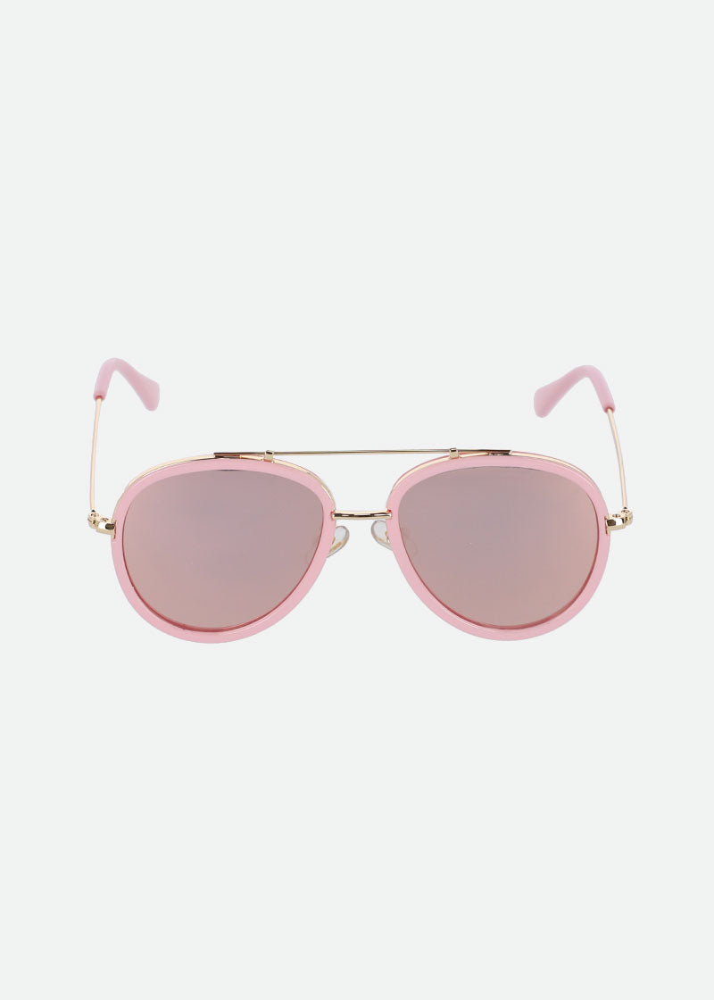 Light pink shop aviator sunglasses