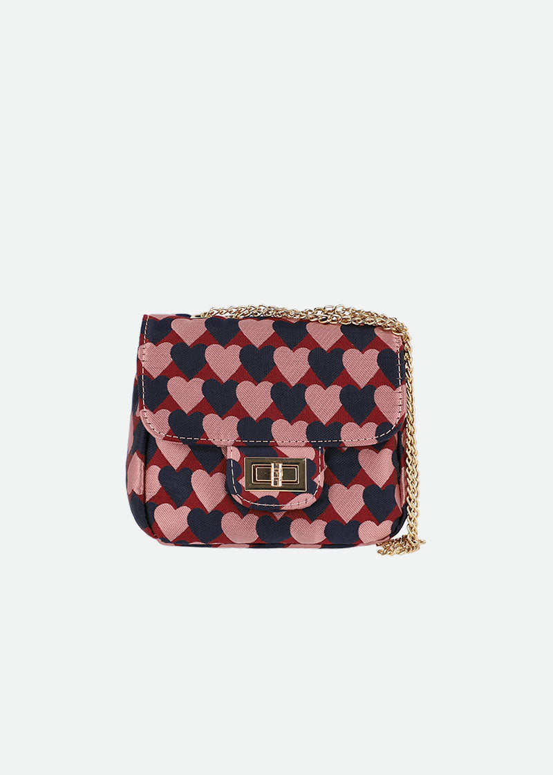 Sandra Bag Navy Hearts