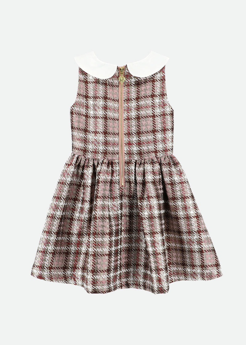 Sanita Check Dress Mink