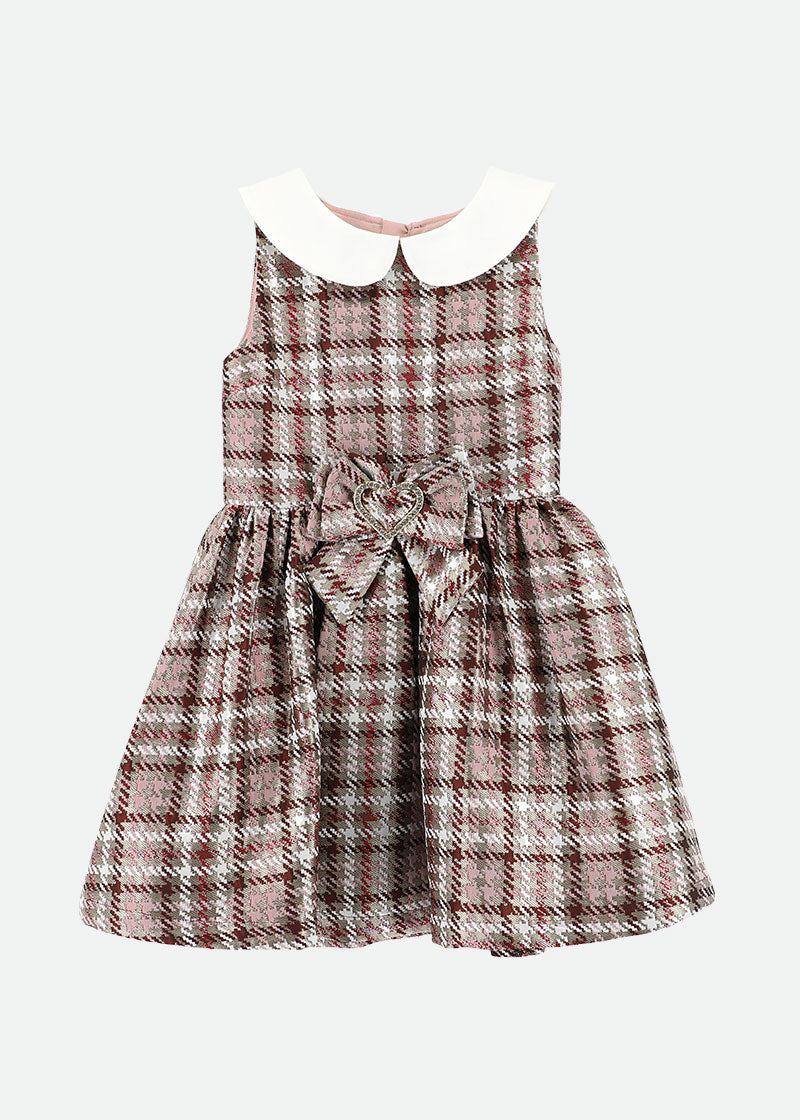 Sanita Check Dress Mink