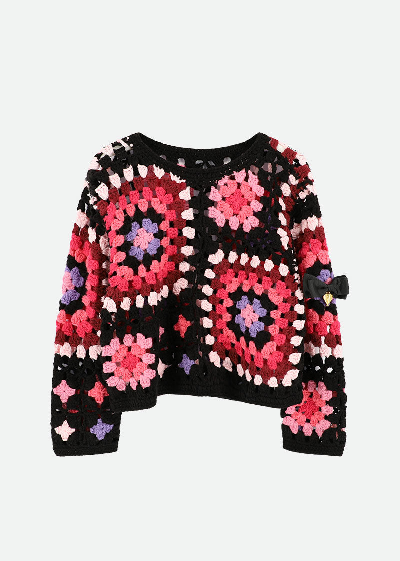 Sheila Crochet Jumper Multi