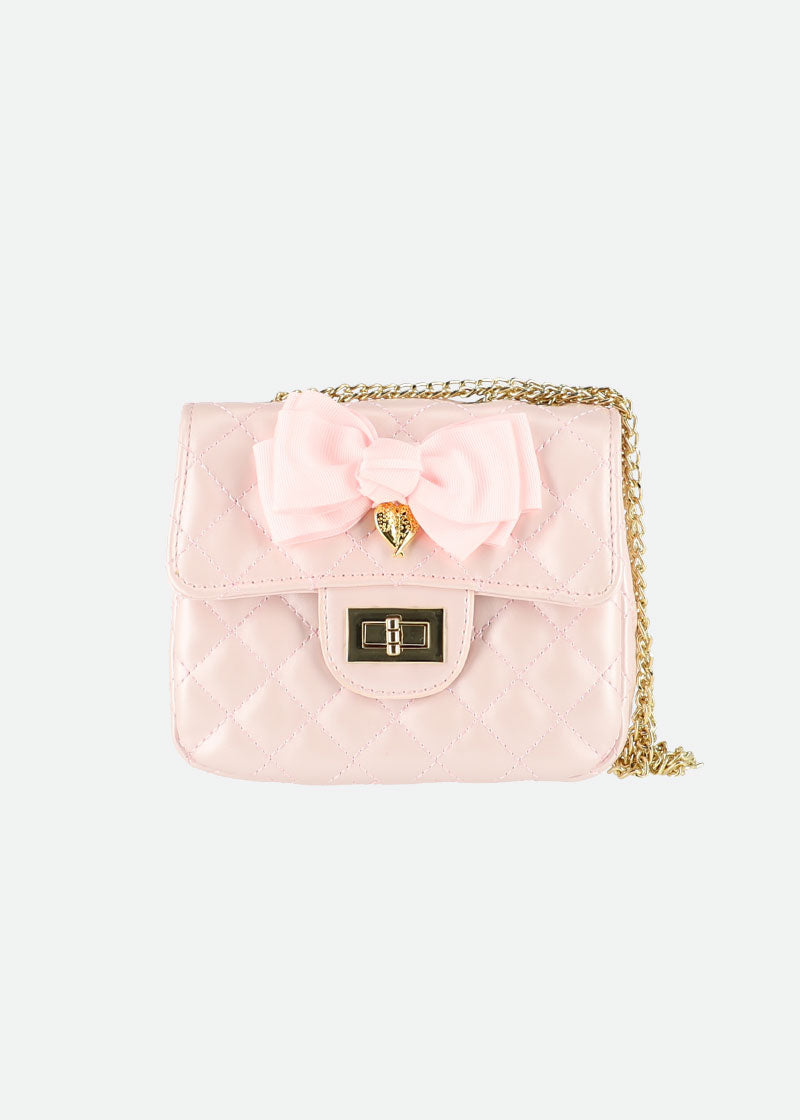 Skyla Quilted Pearl Pink Bag