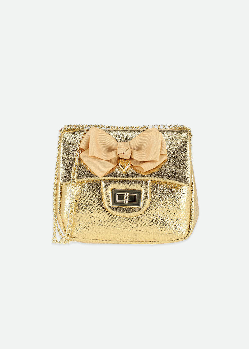 Skyla Metallic Bag Gold