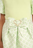 Sybil Flower Skirt Green