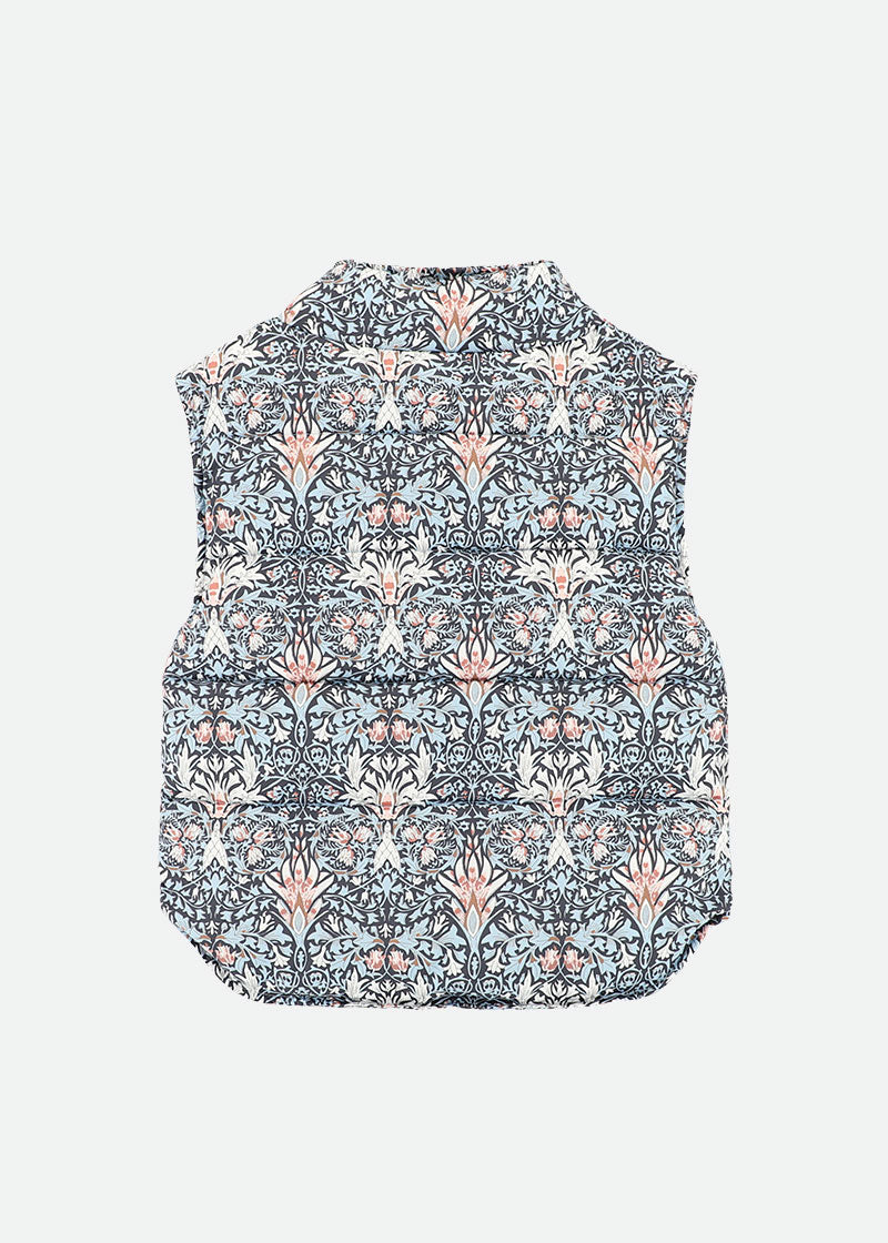 Tabatha Printed Gilet Navy