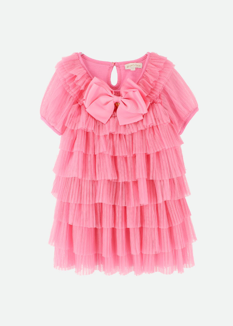 Tallulah Pleated Dress Rose