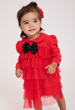 Tallulah Baby Dress Red