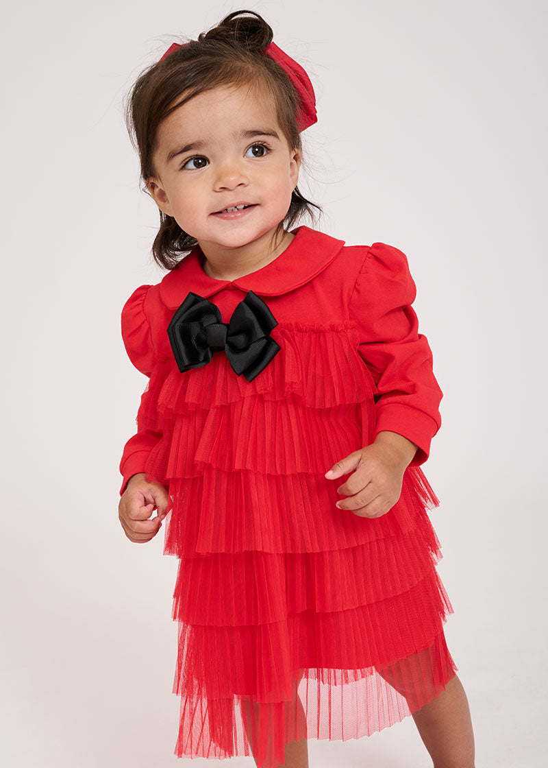 Tallulah Baby Dress Red
