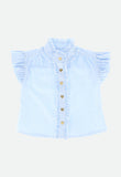 Torquay Striped Blouse Blue