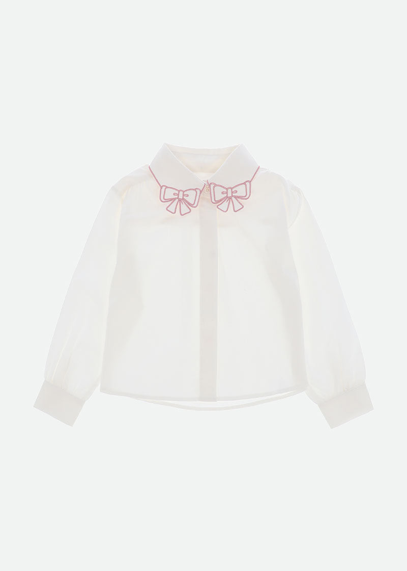 Trudie Blouse White/Rose