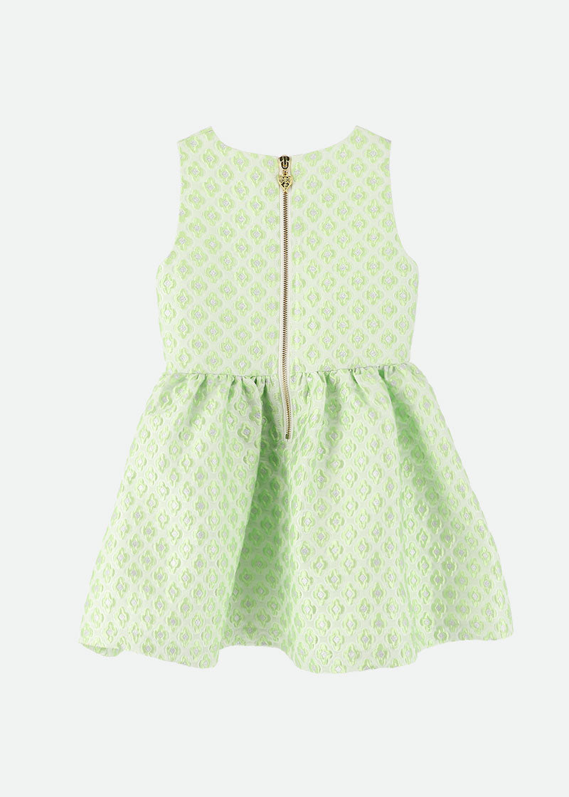 Ursula Heart Bow Dress Green