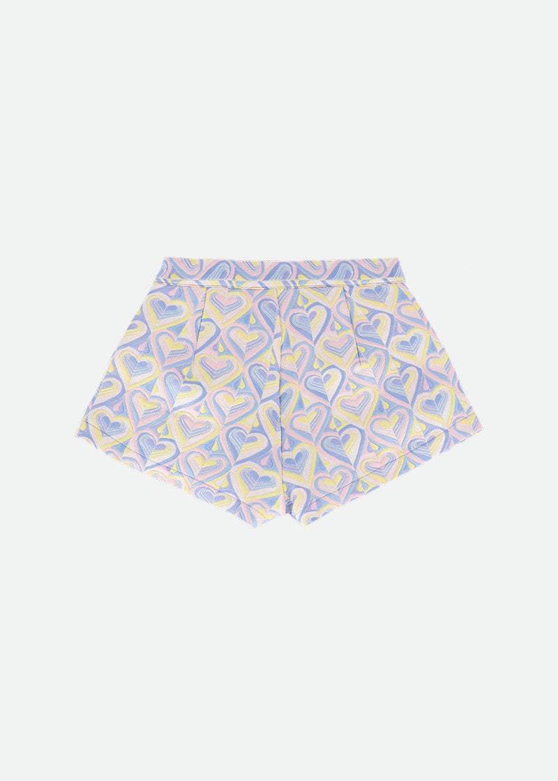 Vanessa Shorts Yellow Hearts