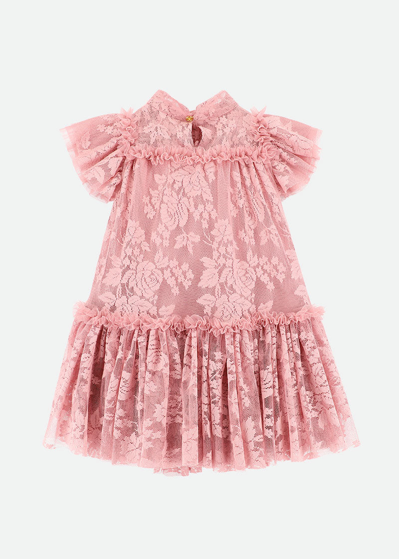 Vida Lace Dress Tea Rose