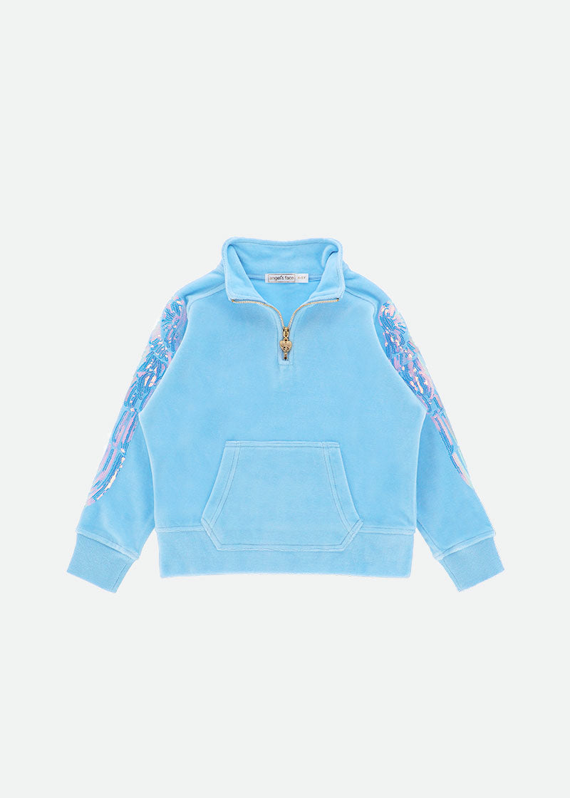 Blue face baby clearance sweatshirt