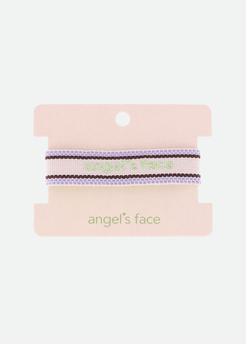 Woven Logo Bracelet Lilac