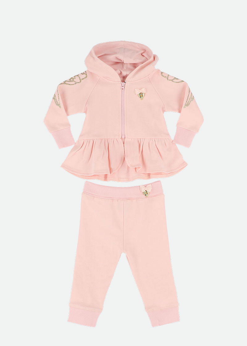 Zeta Baby Tracksuit Ballet Pink